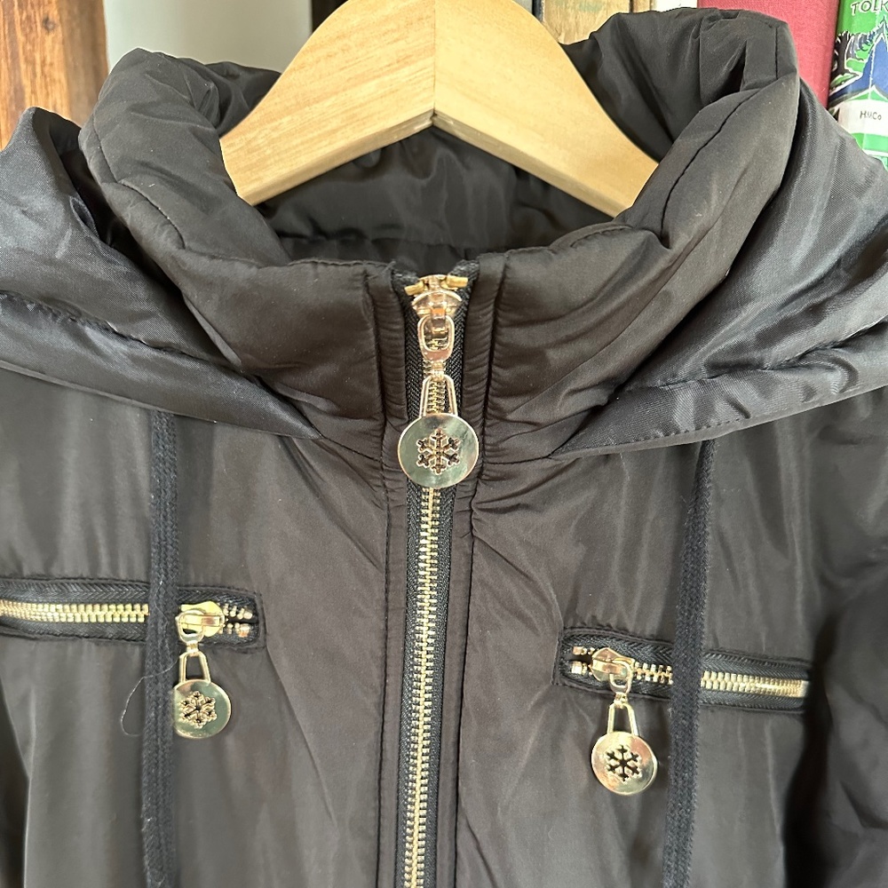 adorable ski jumpsuit snowsuit black/white XXL